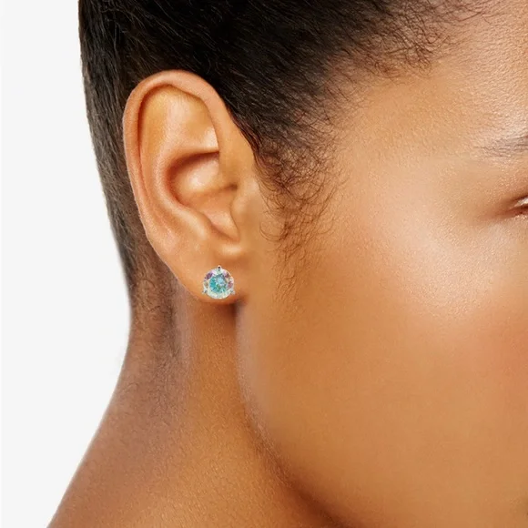 Kate Spade New York “Rise and Shine” Brilliant Round Stud Earrings - New - Picture 4 of 4